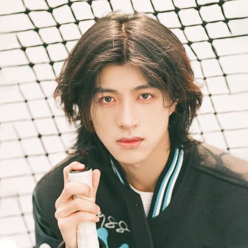 Wolf Tail False Hair for Men, Center Parted Long Men's Hair, Japanese Samurai Style, Male, Mullet Haircut, Full Head Suit