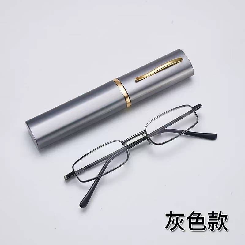 2025新型ファッション老眼鏡男女ミニ携帯小筆筒ハイビジョンファッション超軽量老人老眼鏡|undefined