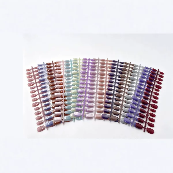 Short T-Shaped Nail Strips Wholesale Stall Entrepreneurship Children's Day Cute Wearable Nails Manicure Stationery Store Canteen Safety