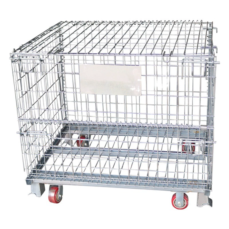 Складная клетка для хранения с железным каркасом, рама для хранения, логистика, складирование, грузоперевозки, оборот, съемное хранилище