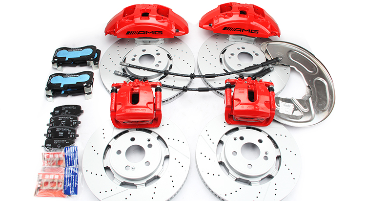 Suitable for Mercedes-Benz Large Gw464G500G350G550 Modified Calipers, Front Six and Rear One Large Brake Disc, Large Calipers