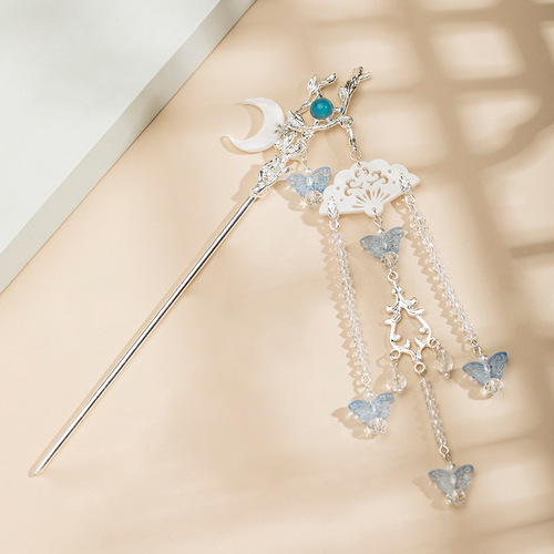 Hanfu hair accessories tassel hairpin ancient style headwear hairpin Chinese style accessories 19.9GF062