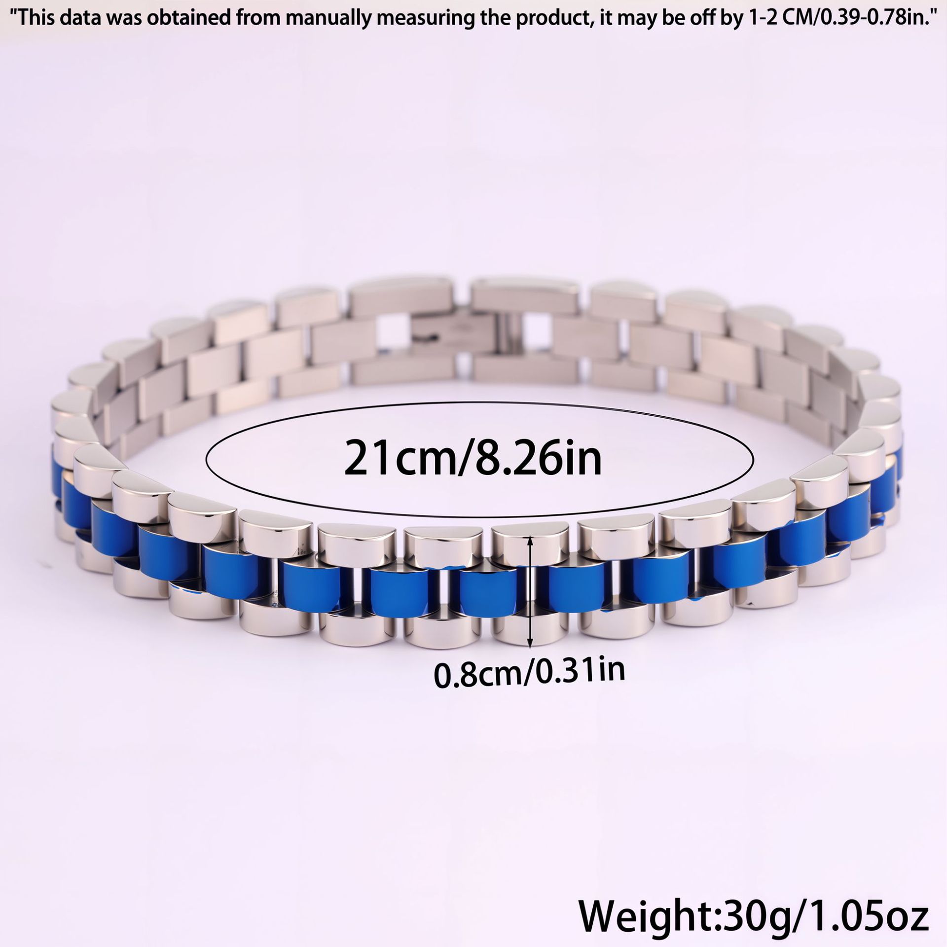 304L de precisión de acero inoxidable pulsera de marca no decolor joyas de pulsera