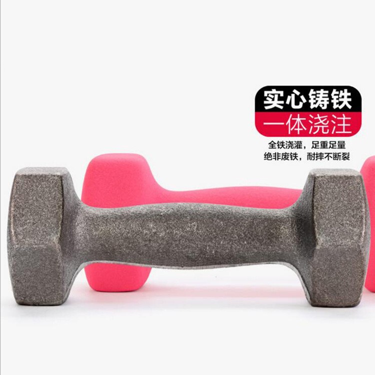 女性用ホーム用ダンベル、脂肪減少とシェイプアップ用、純鉄製六角ダンベル、5KG、鉄製ペア|undefined