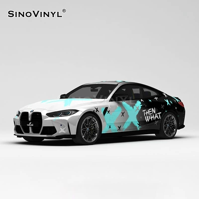 Kalek War Damage Painting Car Color Change Film Doomsday Car Body Sticker Resilient Evil Color Painting Full Car Color Change (Automotive Film) - 152-18m-gradient-splash-ink-battle-damage