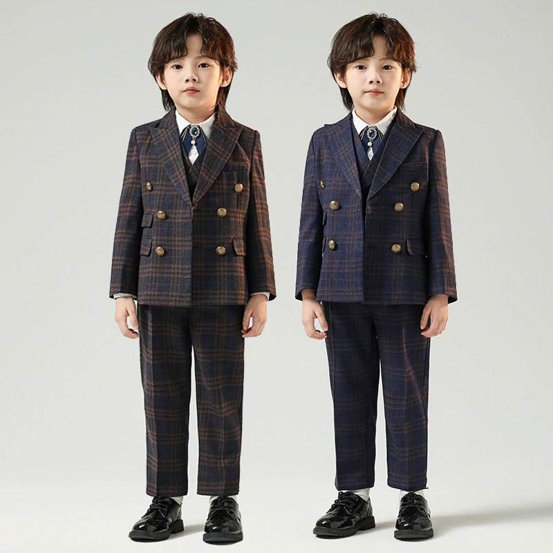 Детский костюм красивый костюм мальчик цветочница свадебное платье для фортепиано