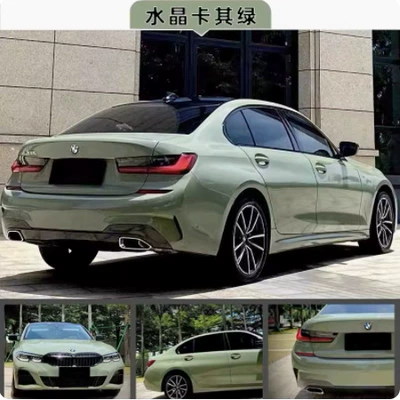 Auto Color Change Film – Scratch-Resistant and Wear-Resistant - crystal-khaki-green-pet-152-17m