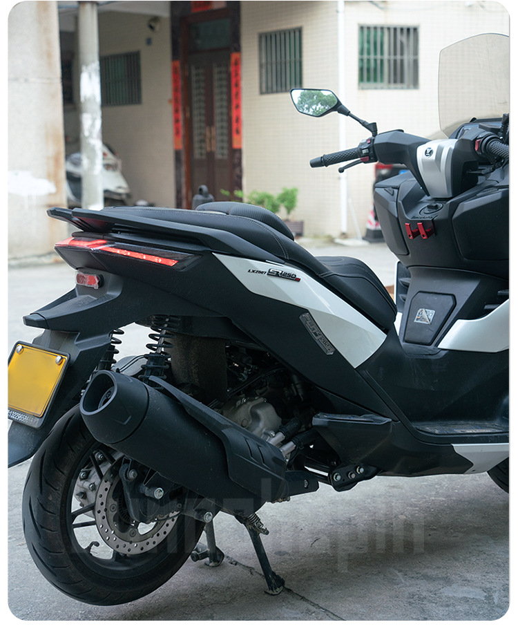 Longxin Wuji SR250GT modified cushion assembly breathable and comfortable lumbar cushion leather backrest non-destructive installation