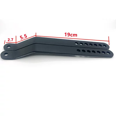 Child seat shed | Side Panel Carbon Steel 3mm Thick - a-pair-of-d-style-saddlebag-adapters-default-item
