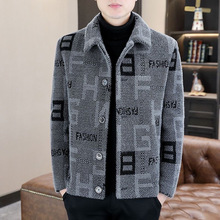 冬季毛呢大衣男短款加厚韩版修身百搭夹克高端呢子风衣外套青年