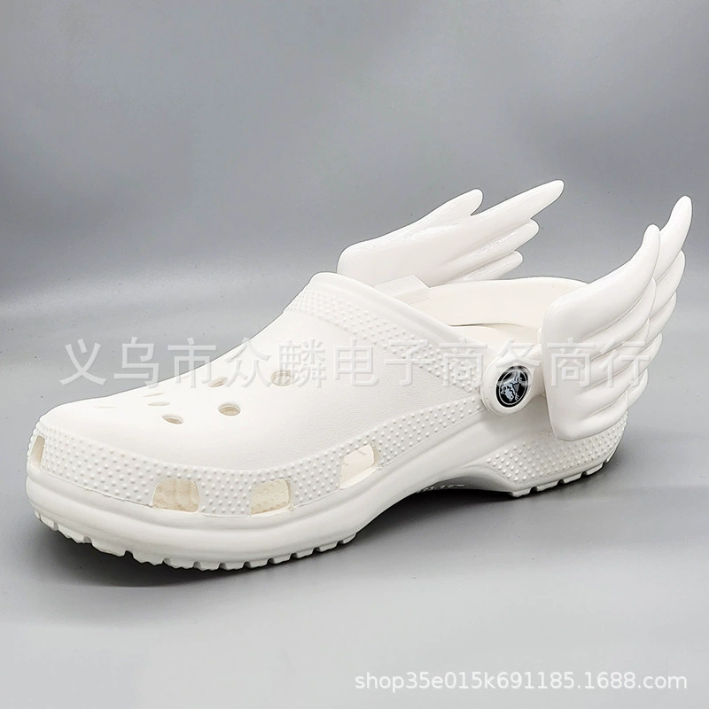 Обувь с отверстиями Крылья Ангела украшения съемные аксессуары для поделок обувь Цветочная обувь Пряжка Croc Angel Wings