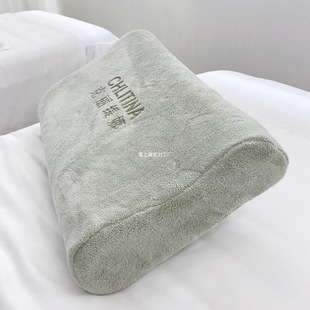 Bed Pillow, Hospital Pillow, Latex Cotton Massage Bed, Small Pillow, Eyelash Beauty Anti-Collapse Massage Memory Pillow