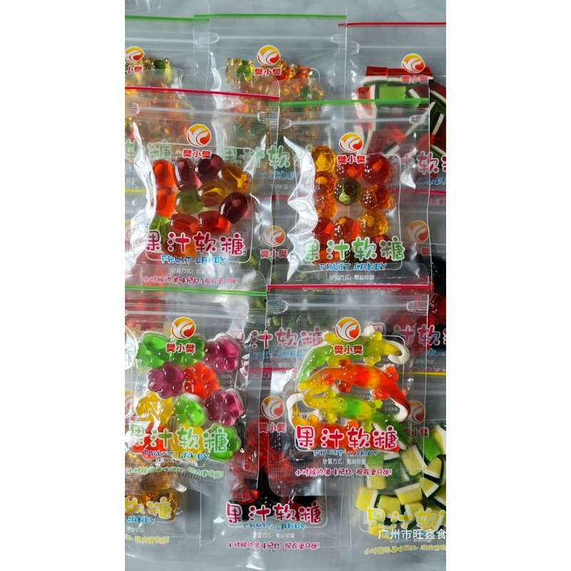 尝鲜款网红手抓包爆浆水果软糖网红夹心橡皮糖果独立小包装水果|undefined
