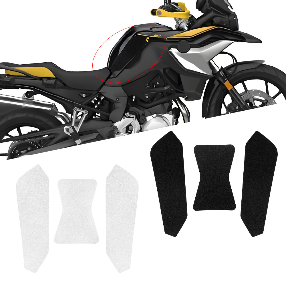 Aplicable a BMW F750gs F850gs modificación del tanque de combustible pegatinas antideslizantes pegatinas de hueso de pescado pegatinas protectoras esmeriladas