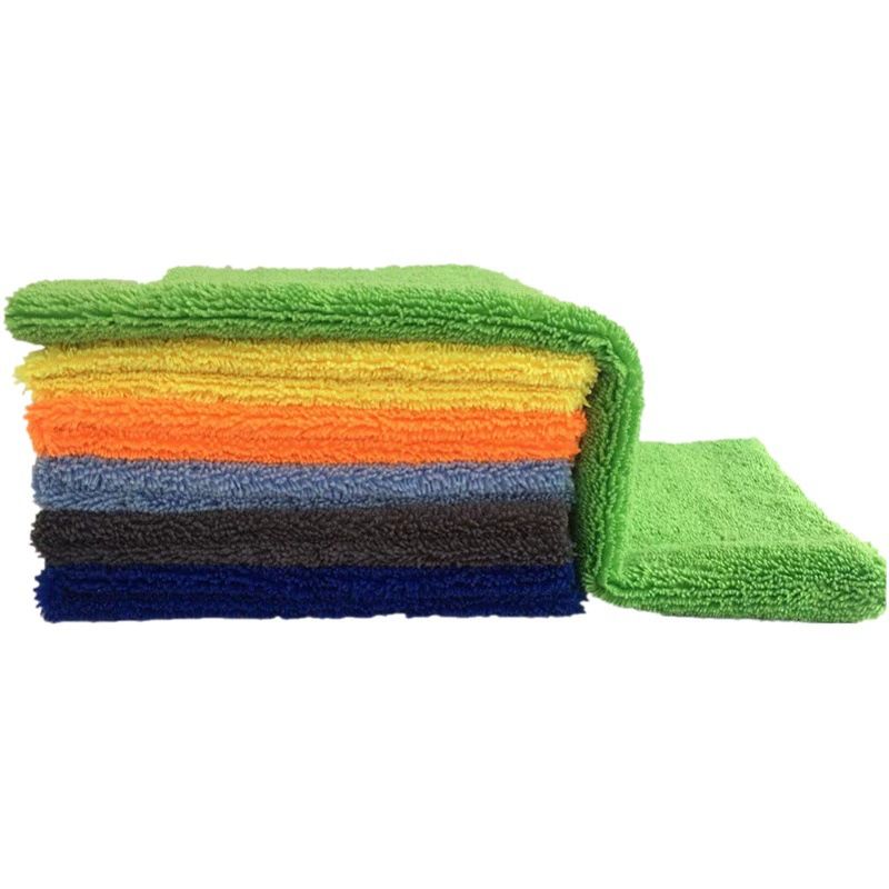 400 г 80/20 полиэфирная основа вязанное высокое и низкое шерстяное полотенце, 5-кратное Впитывающее автомобильное полотенце, полированное и вощеное полотенце