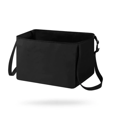 Car storage bag/box Hanging Bag, Supermarket Shopping Multi-Purpose - black-basic-style-402628cm