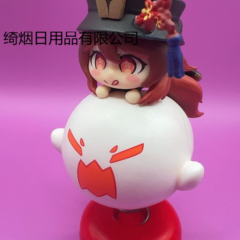 Геншин Инпакт, детская качалка, самолет, игрушка, минифигурка