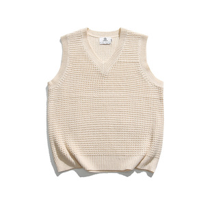 RUIIENRS x TIMACHINE 2023 AW Japanese Autumn Fashion Loose Knitted Casual Vest M05