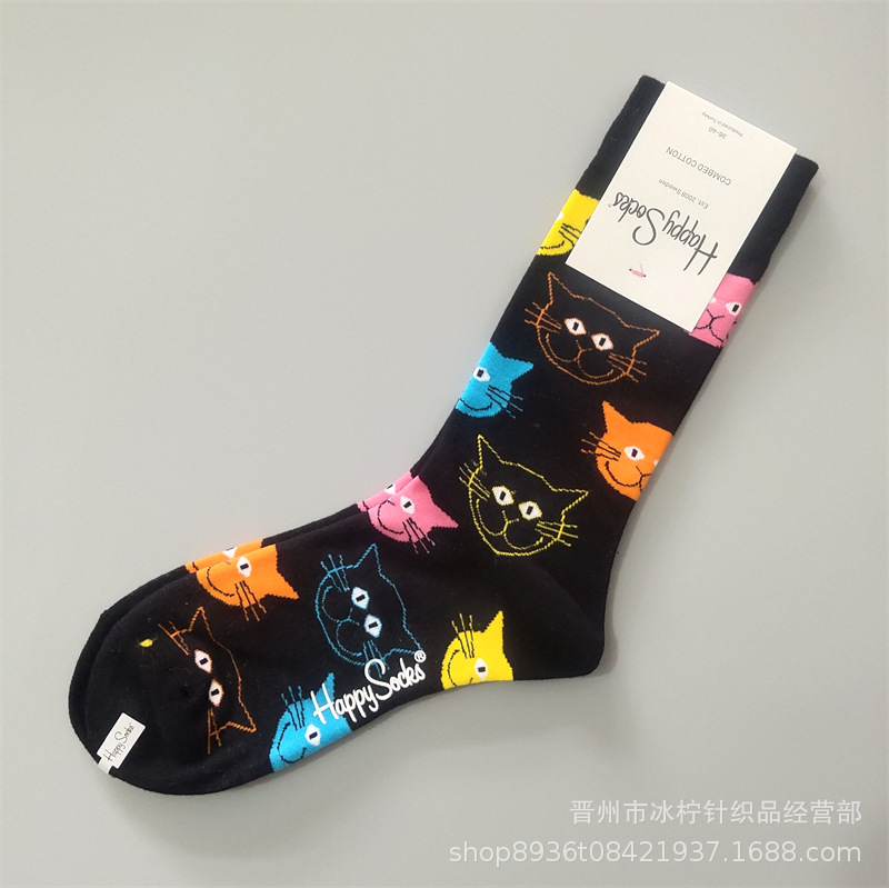 Happy socksスウェーデンのファッションブランドの女性が可愛いです。