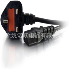 C2G 10��Ӣ�������|IEC320C13��BS1363 30Ӣ��ˮ���U�Դ��