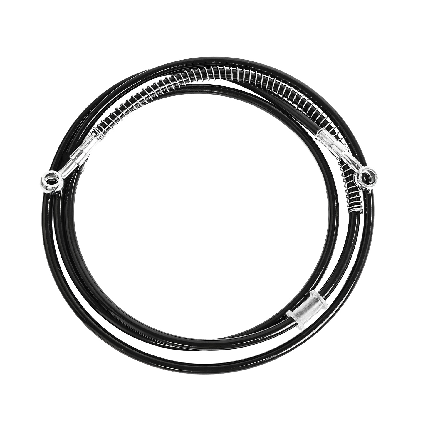 Aplicable Tailing Yadi No. 9 coche eléctrico freno de disco tubo de aceite freno delantero y trasero de motocicleta tubo de aceite de freno M8/10MM