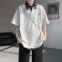 半袖男女短袖美式衣服