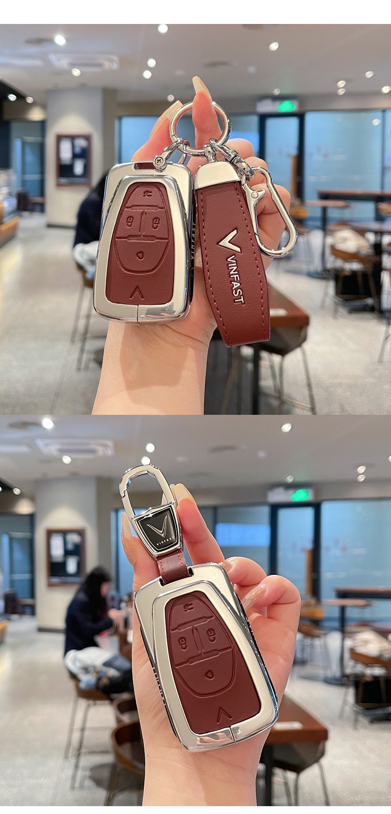 Vietnam Vinfast Key Cover Vf8/Vf7 Bag Vf9 New Vf6/Vf5 Car Vf33 Shell Vf35 Buckle Vfe36