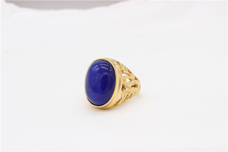 23g Weight Natural Stone Inlay Material Rings Classification 1 Piece Quantity Street Occasion Titanium Steel Material Color Block Pattern Men's Gender Inlay Design Retro Style Retro Color Block Titanium Steel Inlay Natural Stone Men's Rings 9