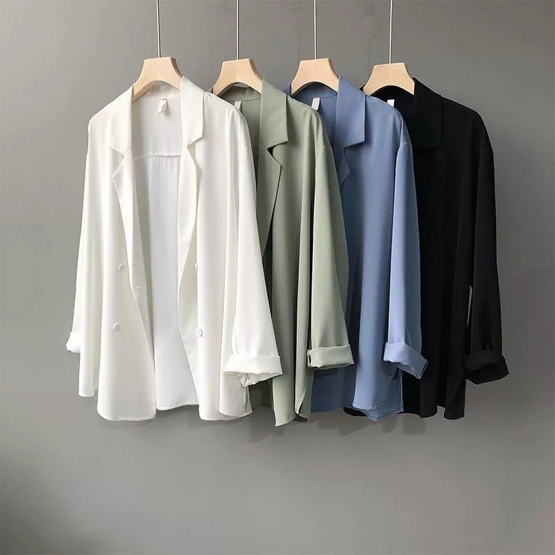 Women's Coat Long Sleeve Blazers Elegant Solid Color display picture 1
