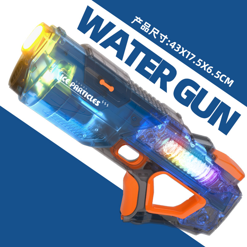 2025 nueva pistola de agua de ráfaga eléctrica, luz de retorno de gran capacidad, pulso de absorción de agua automática, juguete de alta presión