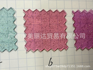 For handbags, backpacks, shoes, etc. 0.8mm thick colorful laser colorful glitter powder waterproof translucent PVC film