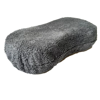 Wipe Water Absorbent Sponge Block — Car cleaning tools - gray-double-sided-coral-velvet-8-figure-sponge-block-23115cm