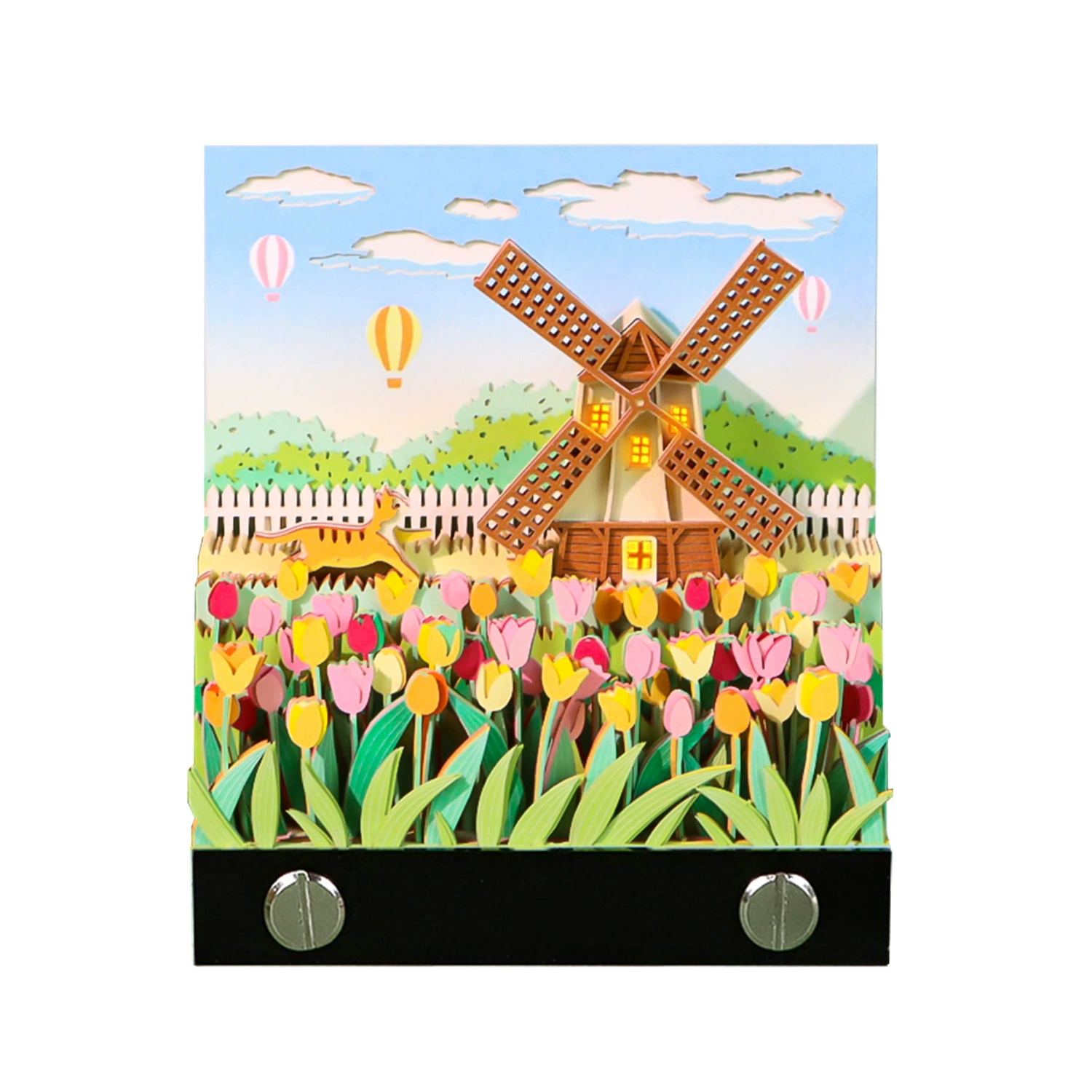 3D Castle Desk Calendar, Custom Creative Gift, 2026 Weekly Options with Lighted Covers