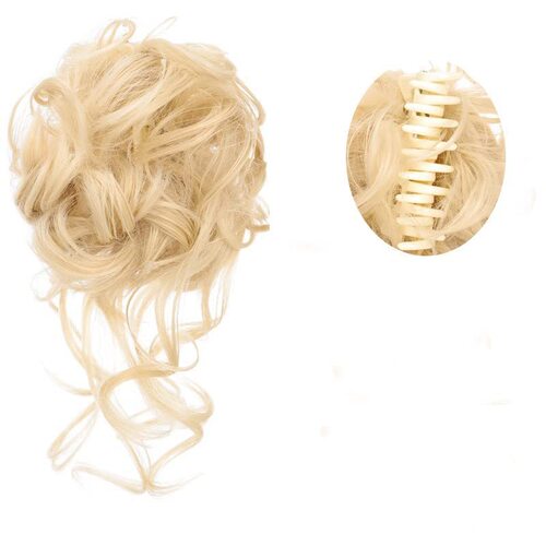 Foreign trade wig ring, fashionable hair bag, ball head, hair artifact, fluffy and messy long beard, braid, wig, hair clip hair ring