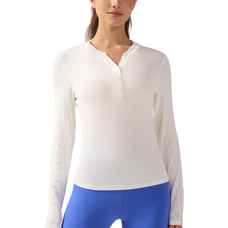 lulu ropa de yoga de mangas largas para mujeres respirantes secado rápido antibacteriano camiseta delgada desnuda camiseta de Henry ropa deportiva chaqueta