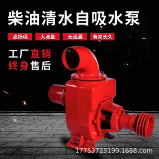 厂家定制大流量自吸水泵工程排涝排污泵6寸8寸10寸12寸