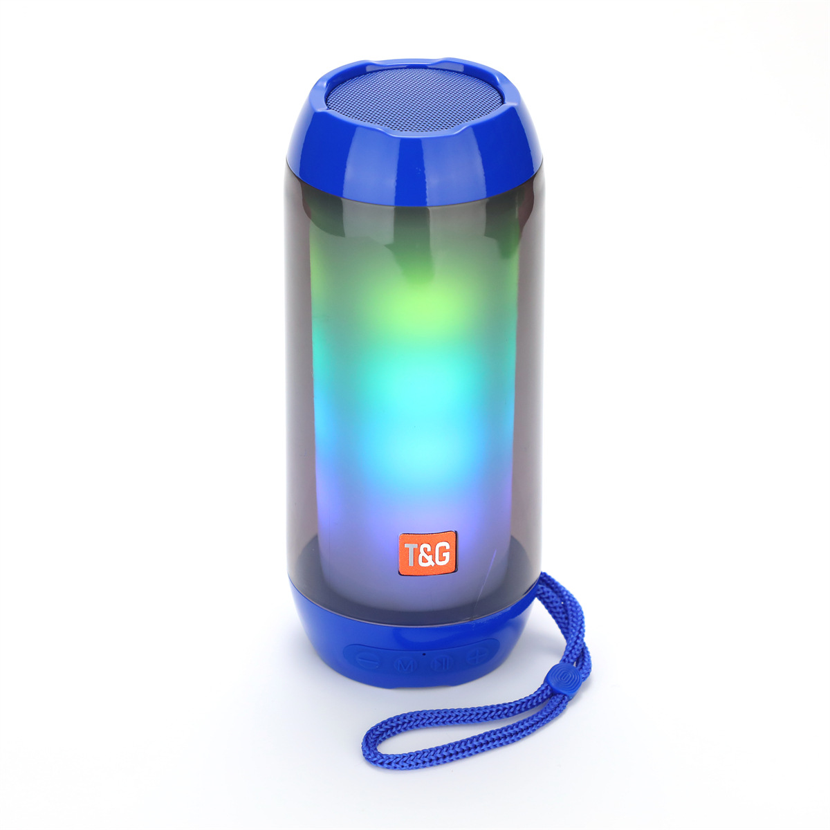 TG - 643 altavoz bluetooth colorido cool RGB dinámico respiración luz estéreo 3D inalámbrico tarjeta portátil USB sonido