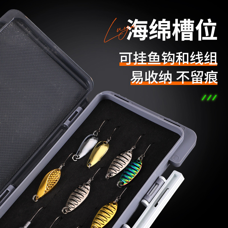 Weihe HB213 Luya caja de cebo mosca caja de lentejuelas caja de accesorios de artes de pesca caja de comercio electrónico transfronterizo