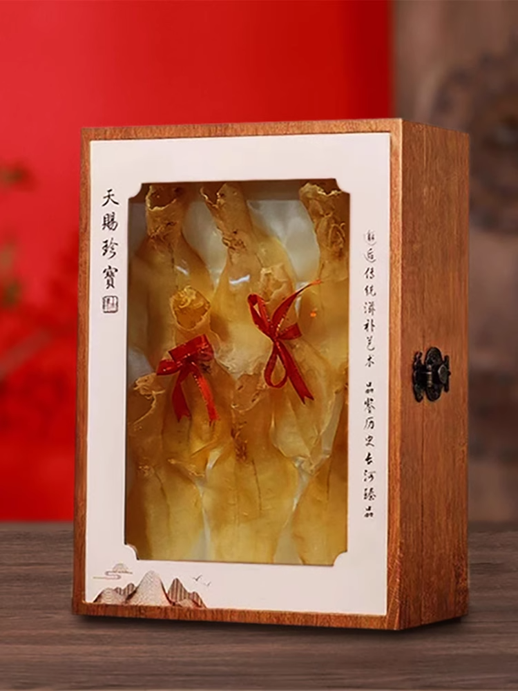 Caja de regalo universal de Tianshi Treasure, pegamento de pescado, piel de naranja, colección de muelas de ciervo, exhibición de estandarte, embalaje de regalo, caja vacía