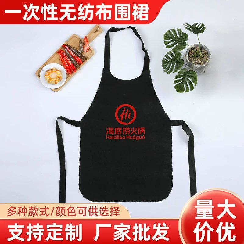 Одноразовый фартук, фартук для общепита, высококачественный люксовый фартук, с возможностью нанесения логотипа, фартук для протирания рук