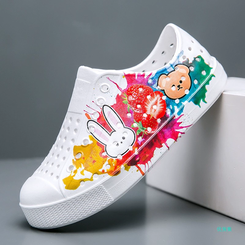 Cartoon summer sandals, non-slip sports shoes, beach footwear for swimming, beach style