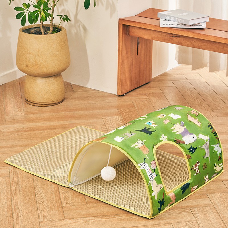 Nuevo gato túnel invierno gato estera desmontable y lavable gato casa felpa gato estera transfronteriza entrega al por mayor
