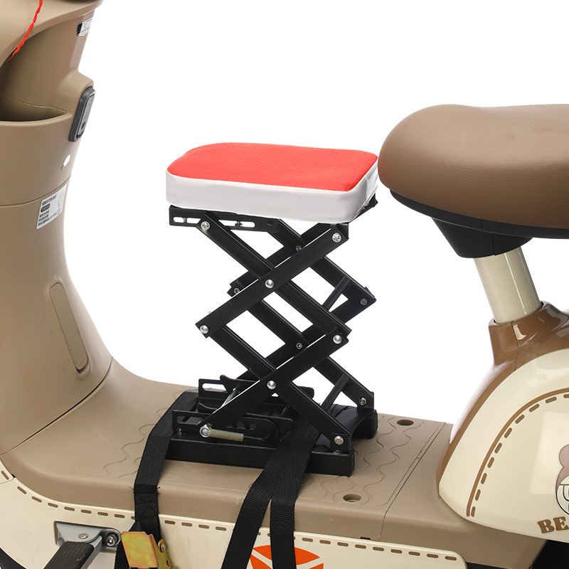 Electric motorcycle scooter electric motorcycle child seat front baby safety child sitting chair battery car stool
