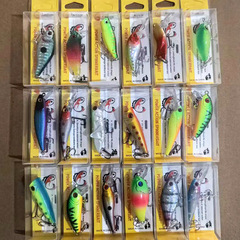 廠家批發硬魚小款3-6cm米諾波帕路亞假餌遠投款款式搭配顏色搭配