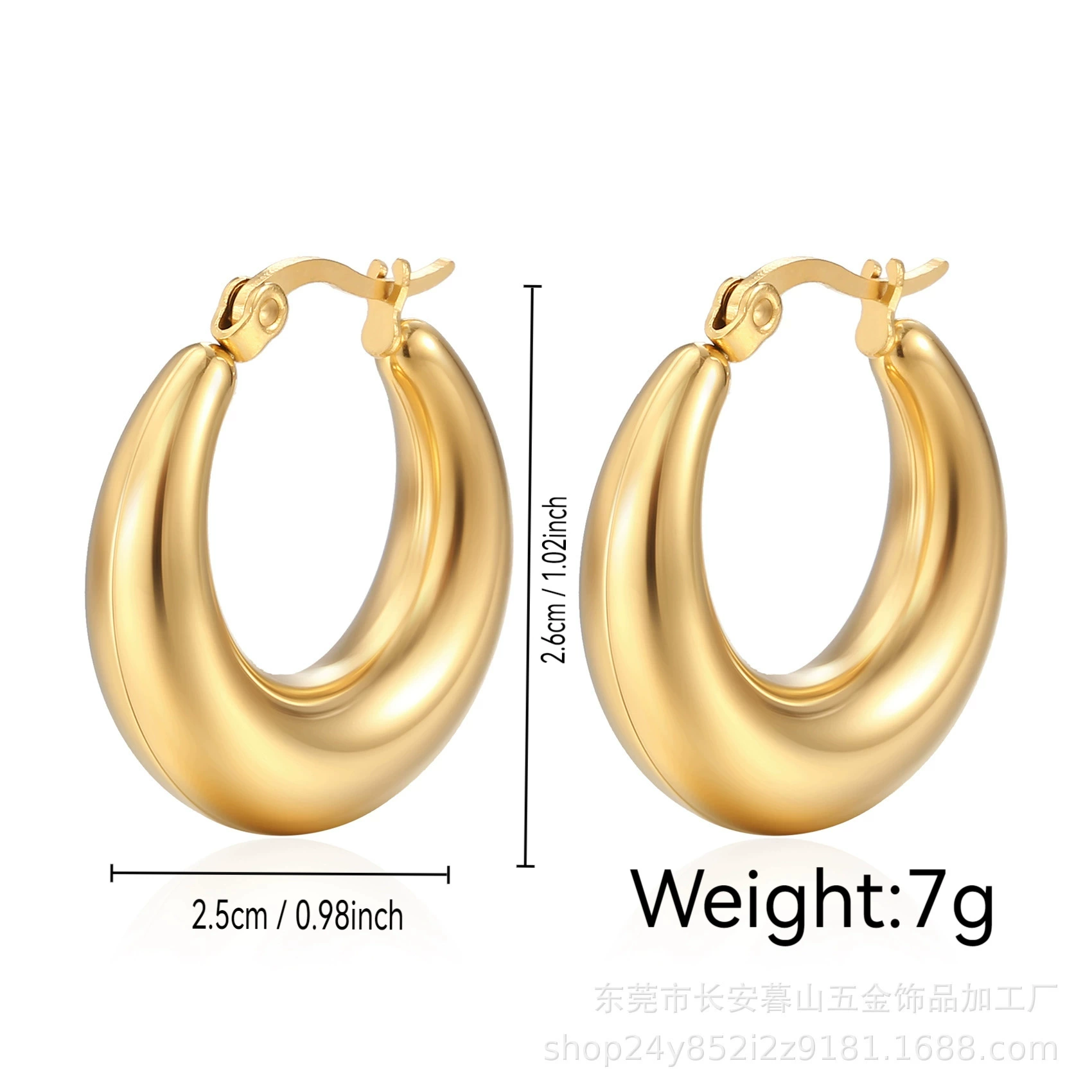 Серьги из нержавеющей стали, европейский стиль, 18 К, оптовая продажа