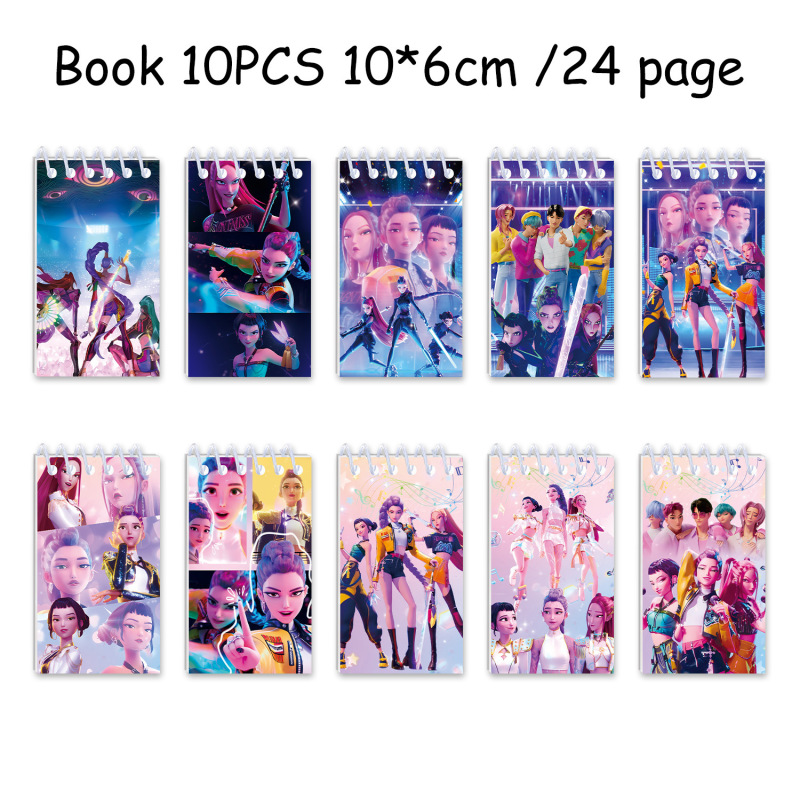 动画K-POP猎魔女团主题生日派对布置拉旗纸盘纸杯纸巾气球用品|undefined