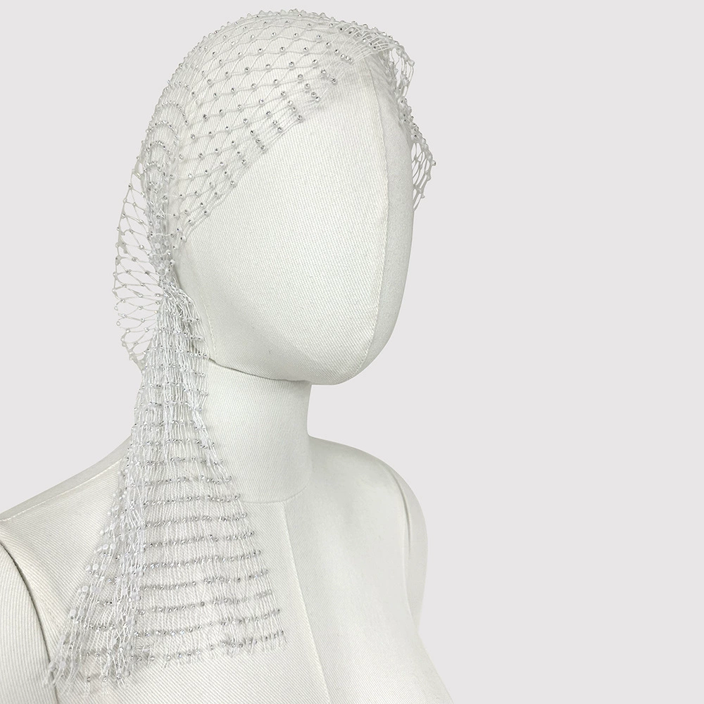 Декоративная сетчатая вставка с diamond‑encrusted, 90 см, легкая модная наслойка