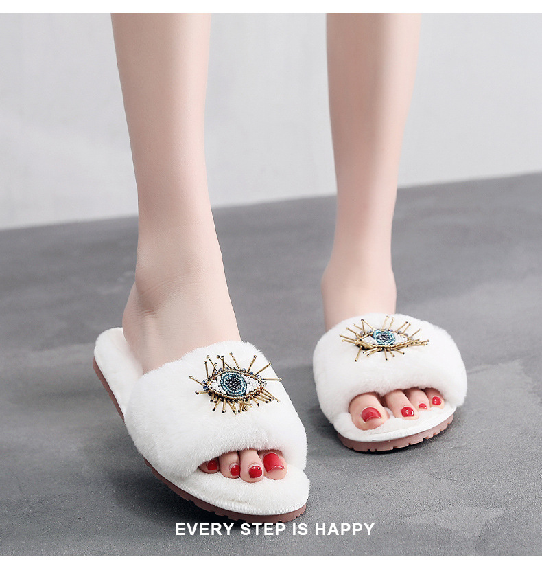 Women's Fashion Eye Round Toe Cotton Shoes display picture 6