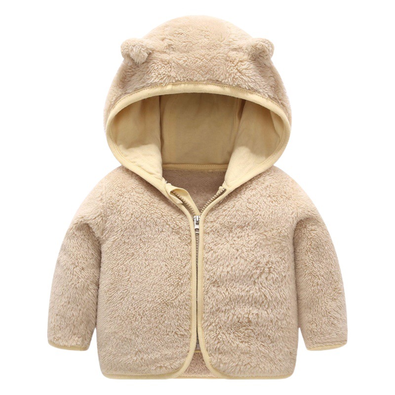 Primavera y otoño nuevos abrigos infantiles abrigos de lana Coral para bebés abrigos infantiles primavera y otoño