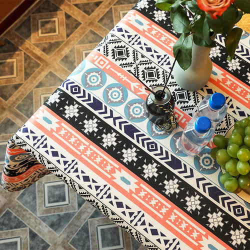 Manufacturer tablecloth wholesale Bohemian coffee table cloth B&B outdoor picnic camping stall live broadcast table cloth